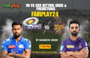 MI vs KKR Betting with Fairplay
