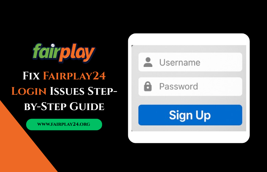Fix Fairplay24 Login Issues